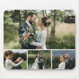 Mousepad Colagem de 4 Fotos Personalizada