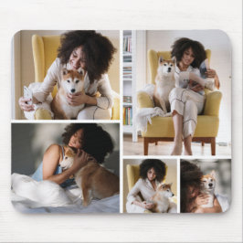 Mousepad Colagem de 5 Fotos Personalizado