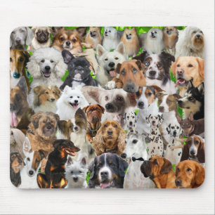 Mousepad Colagem de Cães