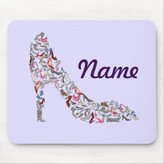 Mousepad Colagem de Calçados de alto salto - Arte Stiletto