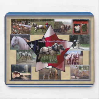 Mousepad Colagem de creme americana