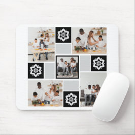 Mousepad Colagem de Fotografias com design Floral 5