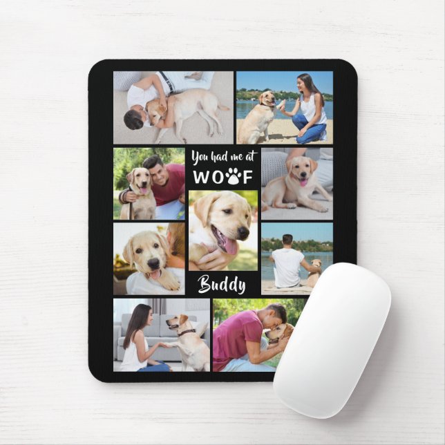 Mousepad Colagem de Fotografias de Cachorros que me tinhas  (Com mouse)