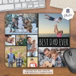 Mousepad Colagem de Fotografias do MELHOR PAI NUNCA 8<br><div class="desc">Crie o seu próprio mouse personalizado e a cores personalizadas para o MELHOR PAI NUNCA com este modelo de colagem de fotos fácil de carregar, com 8 imagens em várias formas e tamanhos, tanto horizontais como verticais, para acomodar uma grande variedade de assuntos fotográficos na sua escolha de cores de...</div>