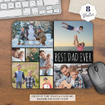 Mousepad Colagem de Fotografias do MELHOR PAI NUNCA 8<br><div class="desc">Crie o seu próprio mouse personalizado e a cores personalizadas para o MELHOR PAI NUNCA com este modelo de colagem de fotos fácil de carregar, com 8 imagens em várias formas e tamanhos, tanto horizontais como verticais, para acomodar uma grande variedade de assuntos fotográficos na sua escolha de cores de...</div>