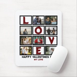 Mousepad Colagem de Fotografias Feliz Dia 8 do Amor Persona