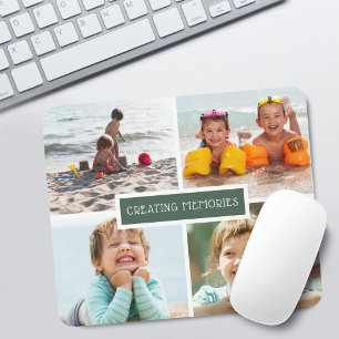 Mousepad Colagem de Fotos Criando Memórias da Família