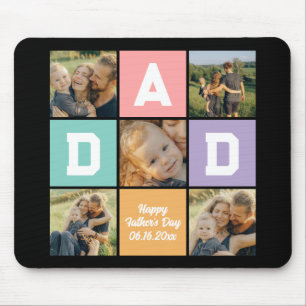 Mousepad Colagem de Fotos da Família de Novos papais Feliz