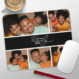Mousepad Colagem de Fotos da Família Moderna