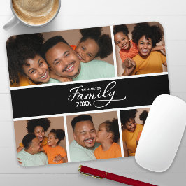 Mousepad Colagem de Fotos da Família Moderna