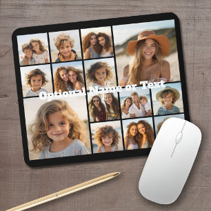 Mousepad Colagem de Fotos do Instagram - Até 14 fotos em pr