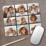 Mousepad Colagem de Fotos do Instagram com 9 fotos<br><div class="desc">Use suas fotos sem quadros nesta! Adicione suas fotos e instantâneos favoritos a esta faixa para obter um dispositivo de memória divertido. Uma maneira artística de mostrar seus melhores fotos de compartilhamento de fotos.</div>
