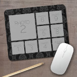 Mousepad Colagem de Fotos do Instagram com 9 fotos<br><div class="desc">Use até nove fotos quadradas ou telefônicas para criar um presente exclusivo e pessoal. Ou você pode ficar com o filhote hipster e fazer uma moda. Se precisar ajustar as fotos,  clique na ferramenta personalizar para fazer alterações.</div>
