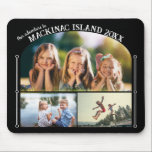 Mousepad Colagem de Fotos | Férias Familiares/Álbum De Reun<br><div class="desc">Crie um belo lembrete de uma adorável reunião de férias ou família em um impressionante e vibrante painel de mouse que você pode apreciar todos os dias. Adicione 3 fotos favoritas e qualquer texto para capturar os momentos para sempre em uma bela imagem colage mouse pad para manter ou dar...</div>