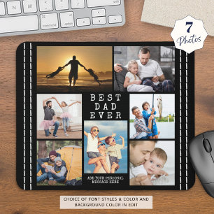 Mousepad Colagem de fotos MÍNIMA EVER DO MELHOR PAI person