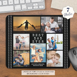 Mousepad Colagem de fotos MÍNIMA EVER DO MELHOR PAI persona