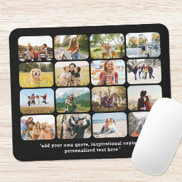 Mousepad Colagem de Fotos Moderna 16 Com Cotação