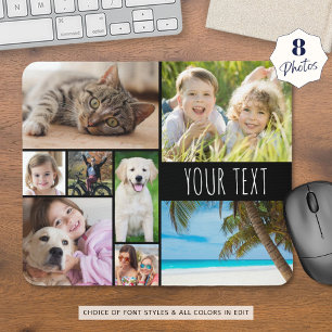 Mousepad Colagem de Fotos Moderna 8 Personalizada