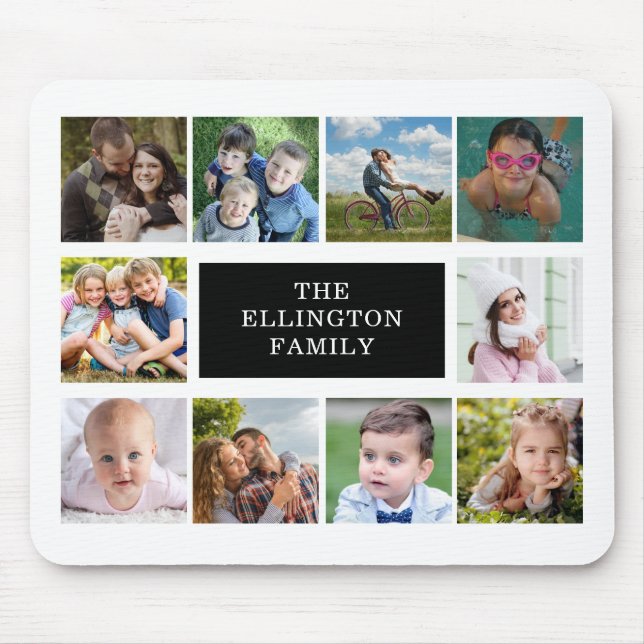 Mousepad Colagem de Fotos Personalizada (Frente)