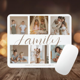 Mousepad Colagem de Fotos Personalizada da Família