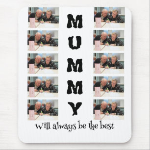 Mousepad Colagem de Fotos Personalizada da Mãe Moderna 10