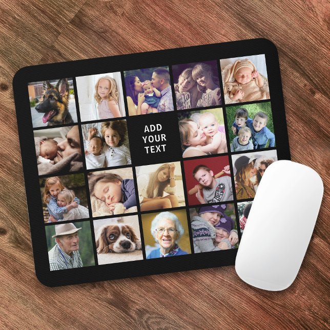 Mousepad Colagem de Fotos Personalizada em Quadrado 19 (Criador carregado)