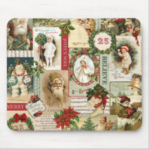 MOUSEPAD COLAGEM DO NATAL VINTAGE