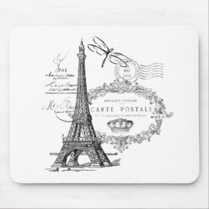 Mousepad Colagem em torre Eiffel
