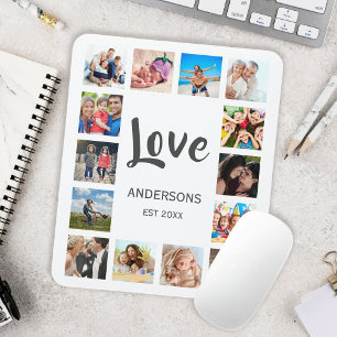 Mousepad Colagem Personalizada de Fotos da Família Personal
