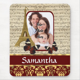 Mousepad Colagem Vintage Paris