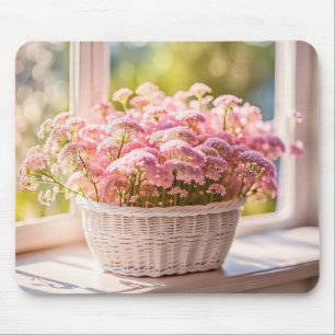 Mousepad Colar da Rainha Rosa em Cesta Maciça