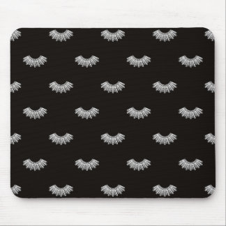 Mousepad Colar de discordância minimalista vintage preto e