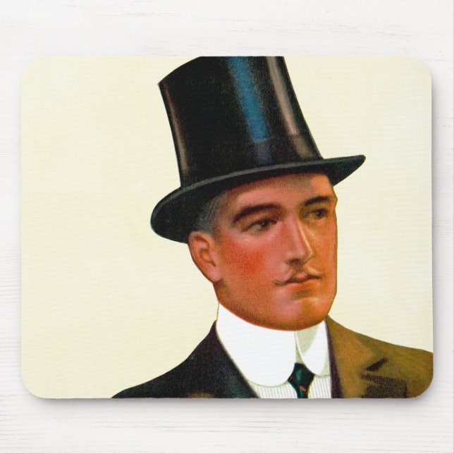 Mousepad Colarinhos e algemas de camisas de cavalheiros (Frente)