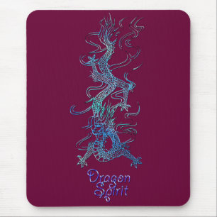 Mousepad Coleção de arte do ESPÍRITO do DRAGÃO