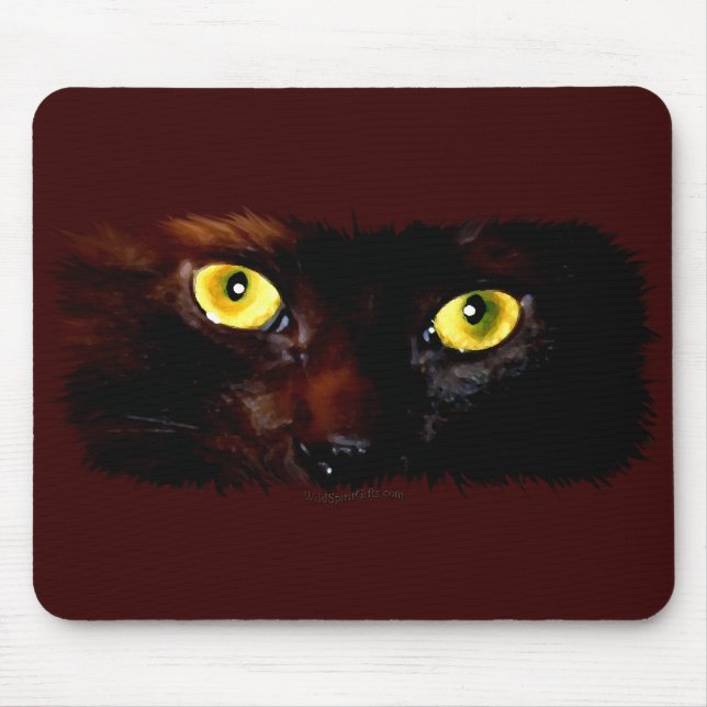 Mousepad Coleção de Bloco de Mão de OLHOS CATS (Frente)