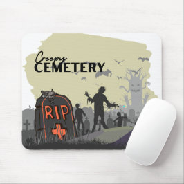 Mousepad Coleção de Carimbo de Halloween "Cemitério de Cére