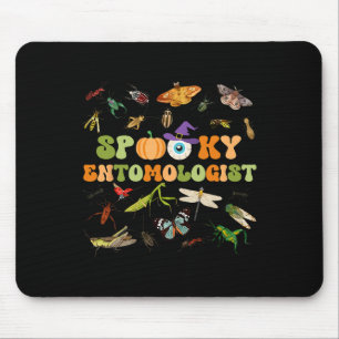 Mousepad Coleção De Entomologia Spooky Insetos Espécie Inse