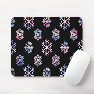 Mousepad Coleção de Natal de Floco de Neve Holográfico de L