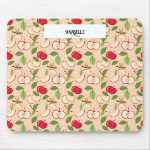 Mousepad Coleção de Padrões da Cesta de frutas - Maçãs