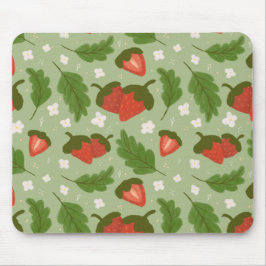 Mousepad Coleção de padrões da fruta - Morangos