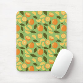 Mousepad Coleção de padrões do cesto de frutas - Laranjas