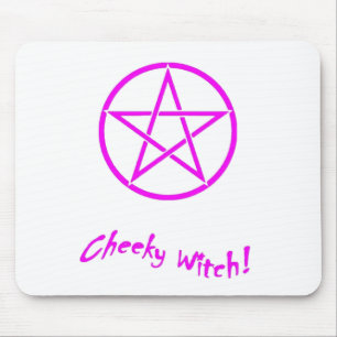 Mousepad Coleção insolente da estrela da bruxa (rosa)