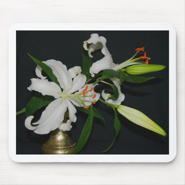 Mousepad Coleção Irlandesa de Latão e Flores (Frente)