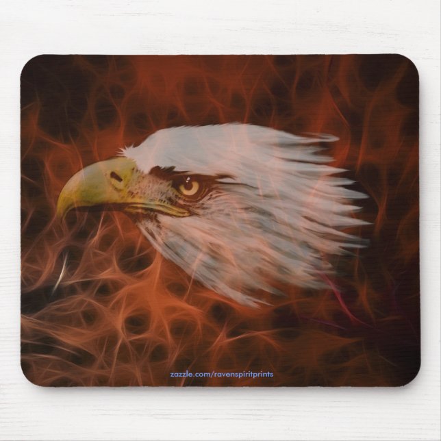 Mousepad Coleção legal de Selvagem de Águia Balda (Frente)