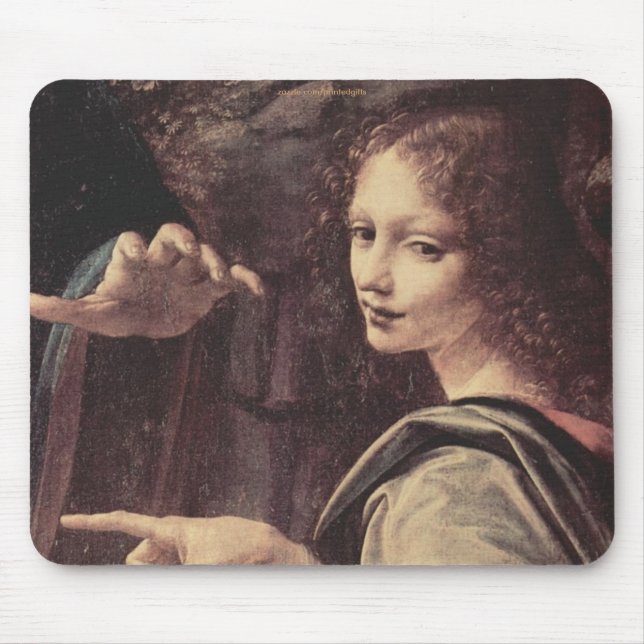 Mousepad Coleção Madonna de Belas Artes de Leonardo Da Vinc (Frente)