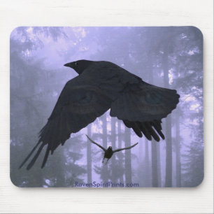 Mousepad Coleção PRETA do CORVO
