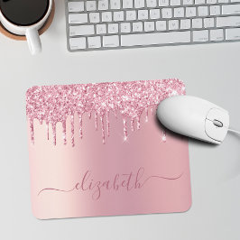 Mousepad Coleta Rosa Personalizada