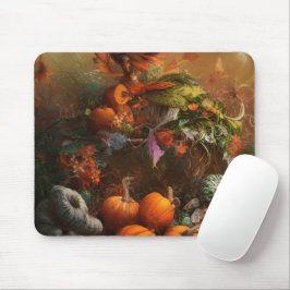 Mousepad Colheita da Pintura de Ação de Graças