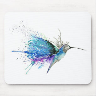 Mousepad Colibri abstrato