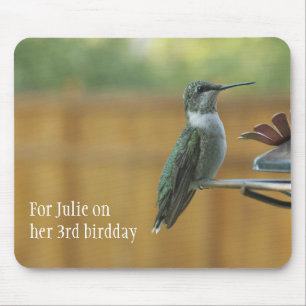 Mousepad Colibri Throated do rubi